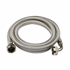 EFIELD 4-FT Length Washing Machine Hose with 90 Degree Elbow, Hot or Cold Water
