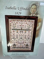 Hands Across The Sea Sampler ISABELLA UFFINDELL 1829 Countd Cross Stitch Pattern