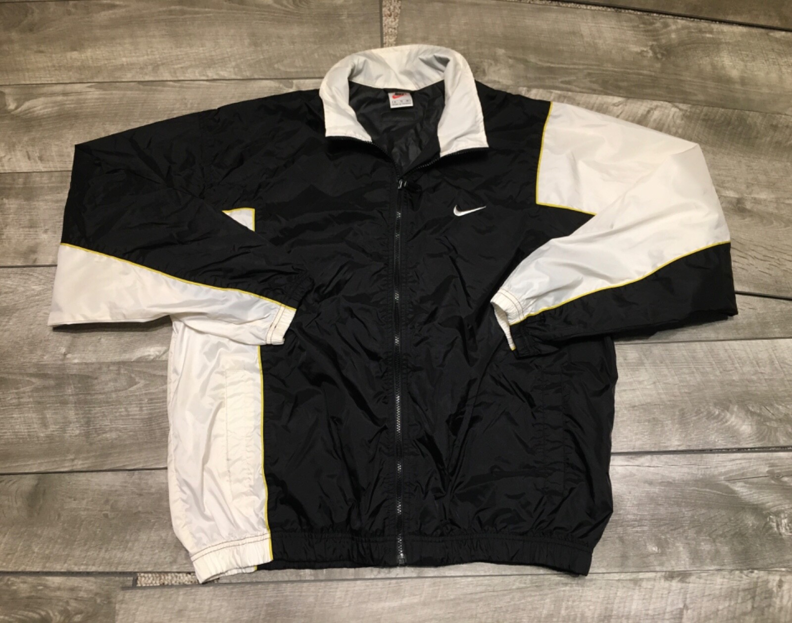 SACAI X NIKE Giacca a vento vintage Nike Colorblock Made in Taiwan Swoosh Track Coat XL