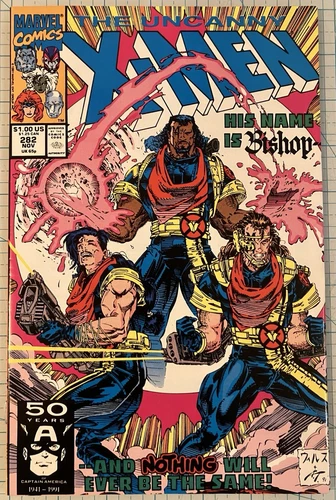 Uncanny X-Men #282 NM 1st Appearance Bishop Portacio Cover 1991 Marvel Comics