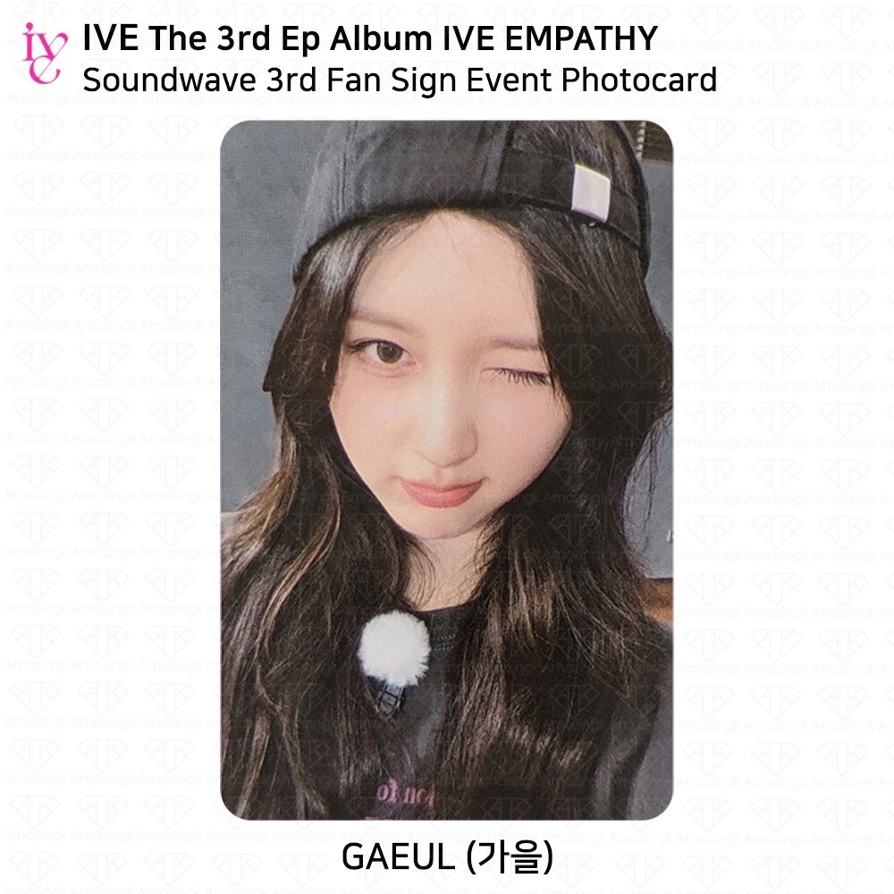 IVE The 3rd EP Album IVE EMPATHY Soundwave 3rd Fan Sign
