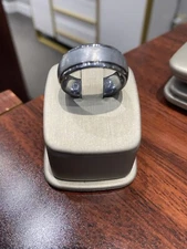 Triton & Frederick Goldman 7MM Tungsten Carbide Mens Ring Size 10 MSRP $395