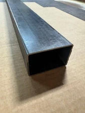 14ga Wall (.083") x 2" x 3" Steel Rectangle Tube x 80" Long, Mild Steel