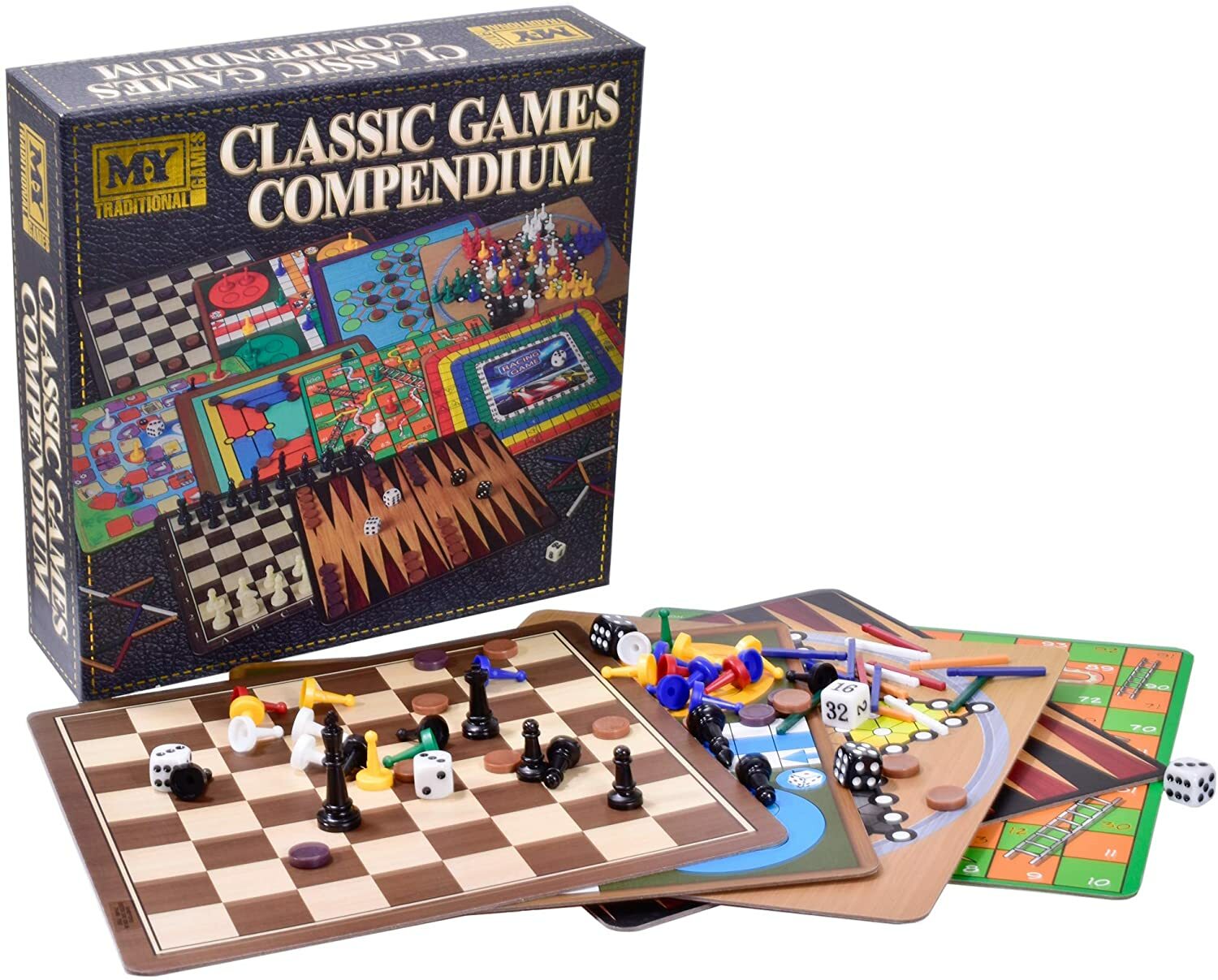 Classic Games Compendium 100 Board Games Dice Games Matchstick Puzzles for  sale online | eBay