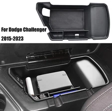 For Dodge Challenger 2015-2023 Armrest Cover Seat Box Organizer Tray Accessories