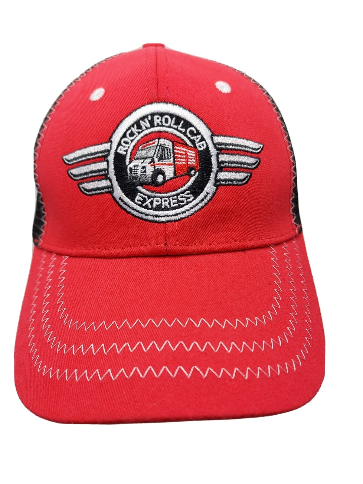 Snap-On Tools Rock N' Roll Cab Express Red Strapback Mesh Snap On