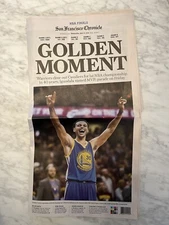 GSW 6/17/2015 SF Chronicle Golden Moment Warriors Newspaper New!!!