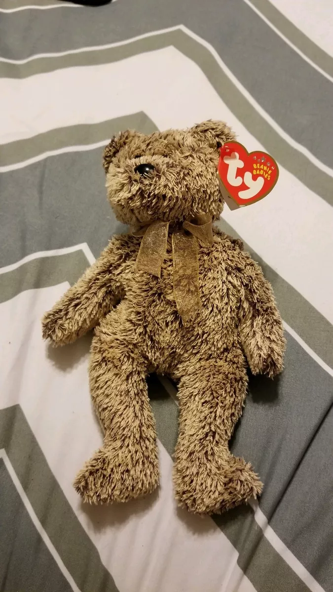 TY BEANIE BABY HARRY THE BEAR WITH RARE TAG ERROR