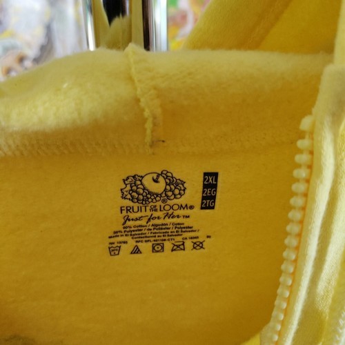 SpongeBob Hoodie Yellow Bedazzled 2xl 27x27 A28 - Picture 2 of 8