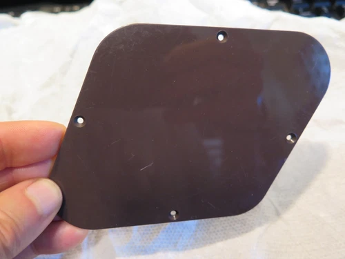 vintage 2003 Gibson Custom Shop NOS reissue Les Paul brown single-ply backplate