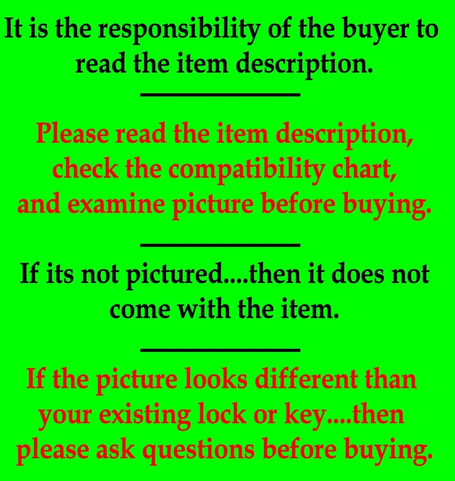 Chevy GMC Isuzu Olds Ignition Key Switch Lock Cylinder Tumbler 703935 2 GM Keys - Image 2 of 2