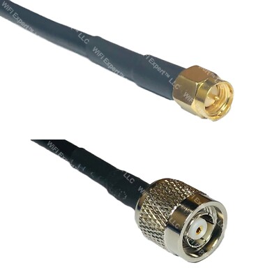 RFC195 SMA MALE to RP-TNC MALE Coax RF Cable USA-Ship Lot