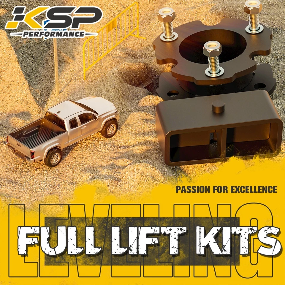 Лифт-комплект для выравнивания 3 дюйма передний 2 дюйма задний 2015-2022 Chevy Colorado GMC Canyon 2WD 4WD - Изображение 4 из 4