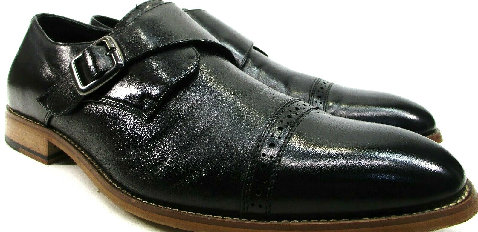 stacy adams mens black dress shoes
