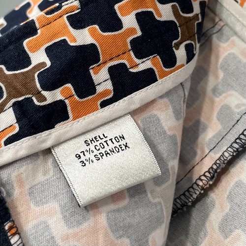 Talbots Size 10 Geometric Artsy Print Skirt Career Office Siren Old Money Preppy - Picture 8 of 9