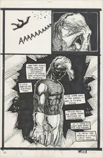 Tears Like Water #2 1999 Hand-inked original comic pg Brien Cardello SIGNED p23