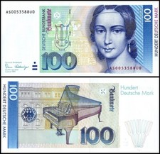 Germany Federal Republic 100 Deutsche Mark, 1989, P-41a, UNC