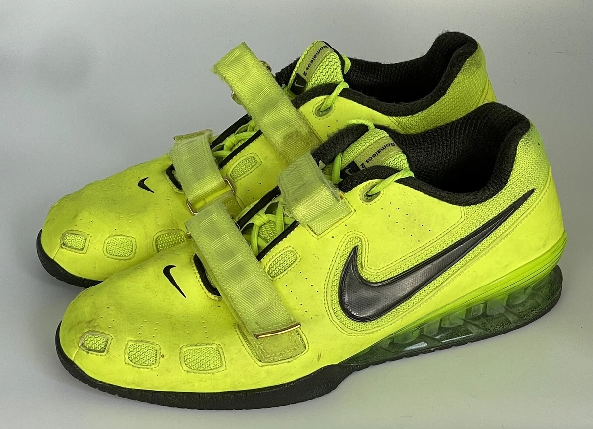 MENS ROMALEOS 2 VOLT YELLOW WEIGHT LIFTING GYM SHOES SIZE 12.5 476927-730 | eBay