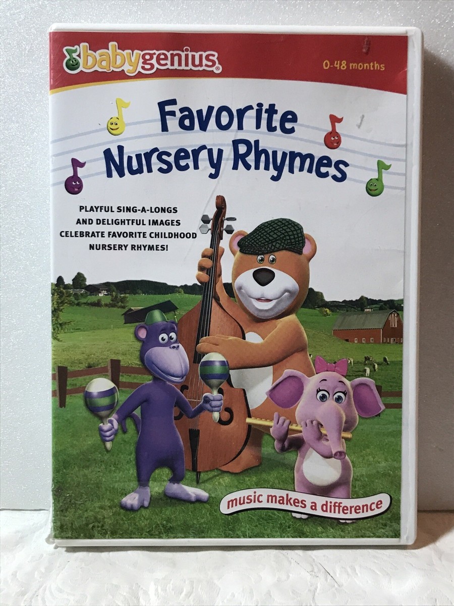 Baby Genius - Favorite Nursery Rhymes KIDS DVD WITH CASE