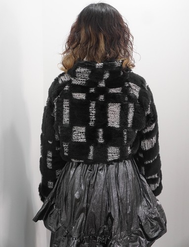 Japanese Eco Fur Pullover Top by JYUGEM Japan | Designer Fashion Sweater - Picture 6 of 9