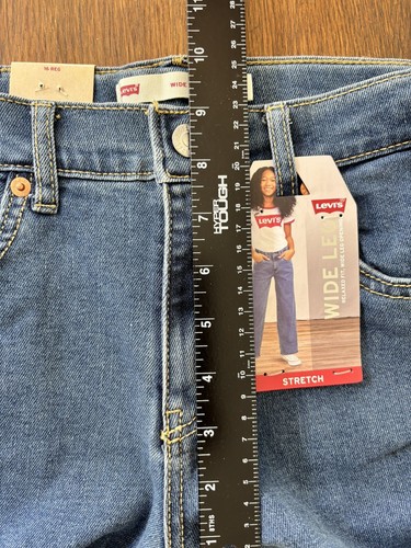 Levi’s Wide Leg Stretch Girls Size 16 - Picture 12 of 12