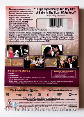 Brothers and Sisters Fourth 4th Season 4 Brothers & Sisters on DVD