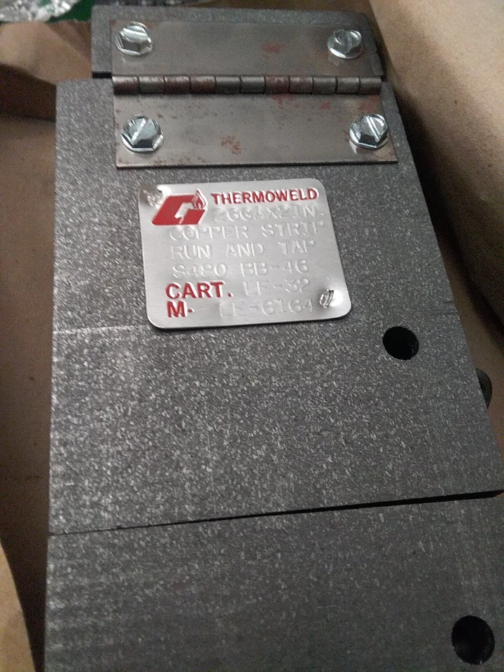 Thermoweld Le-6164 Copper Strip Run And Tap Foto 2 de 2