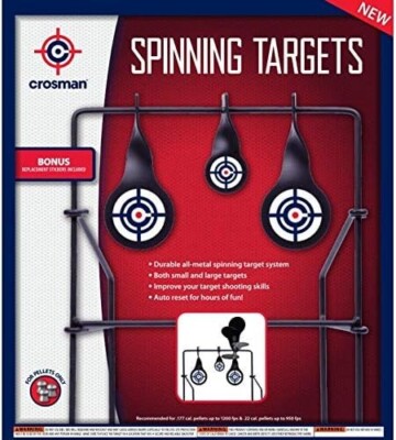 Spinning Shooting Targets Gun Shoot Airgun BB Paintball Airsoft Hunting Pellet