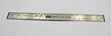 Vintage Ruler IBM Information Records Division Metal 15"