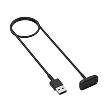 Black Charger Watch Charger USB Charging Port Watch For Fitbit Charge 6/5/Luxe
