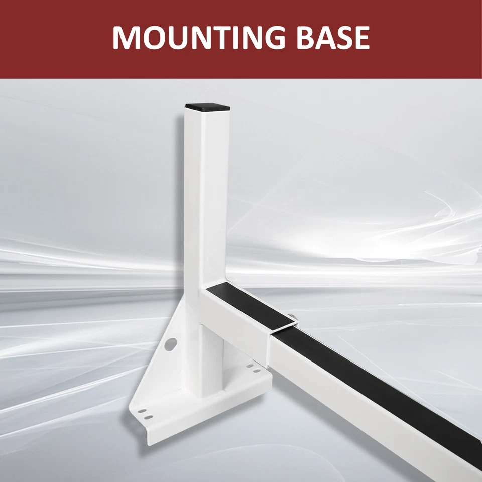 For Ford E-150 GMC Savana Chevrolet Express 1996-UP 2 Bar  Van Roof Ladder Rack - Image 3 of 4