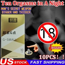 10Pc Small Size Tight Condoms Ultra Thin Latex Condom Men Products 45MM Spike