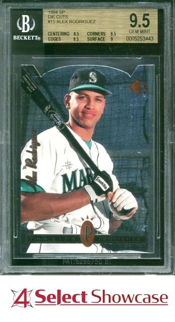 1994 SP FOIL DIE-CUT #15 ALEX RODRIGUEZ RC MARINERS BGS 9.5