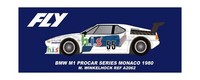 FLY CAR Models A2062R BMW M1 Procar Serien Slotcar Auto, Monaco 1980