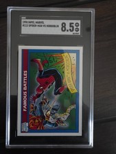 1990 Impel Marvel Universe Spider-Man vs Hobgoblin #112 SGC 8.5