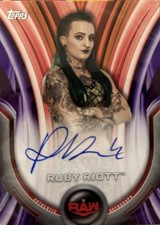Ruby Riott Auto Purple /99 Topps WWE 2020 Women's Division 