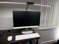 LASTAR LED Desk Lamp Monitor Light Bar Remote Control Dimmable Clamp Office 24W