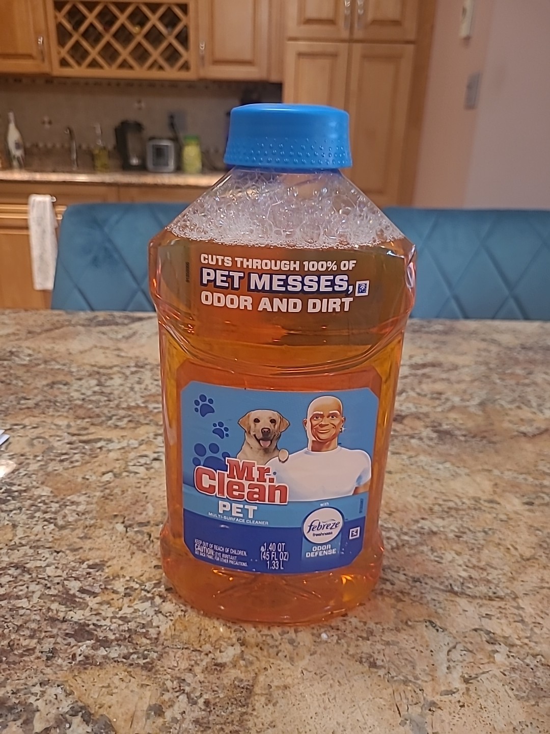 (1) Mr Clean Pet Multi Surface Cleaner Household with Febreze Odor and Dirt 45oz