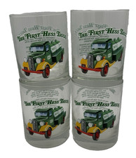 Hess Toy TankerTruck Collector Series Set of 4 Glasses 1996 Classic Truck Series