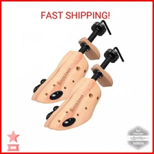 KevenAnna Pair of Premium Professional 4-way Wooden Shoe Trees, Wooden Shoe Stre