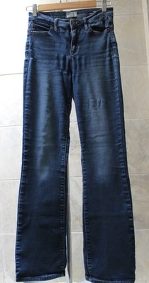 Nicole Miller Jeans sz 4 (26x31.5) Blue Stretch Denim SOHO High Rise Bootcut