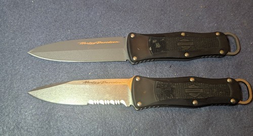 Benchmade Harley Davidson 13410S Nightshift PROTOTYPE and R&D #9 Knife Set - Picture 2 of 3