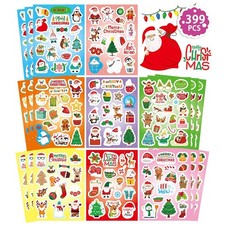 Christmas Stickers for Kids, Merry Envelopes