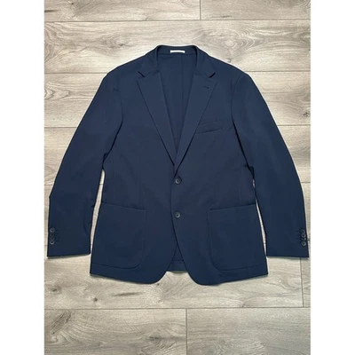 Fradi Techno Active Super Stretch Sleek Tailored Blazer Jacket Navy Blue 42 (L) - Image 1 of 4