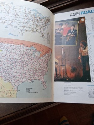 Rare! 1980 Rand McNally Road Atlas USA Canada Mexico Vintage Road