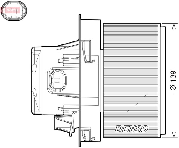 Denso InnenraumgebläSe DEA21012 12V FüR Peugeot 207 Sw Cc 16V Hdi Lpg Turbo Vti-image