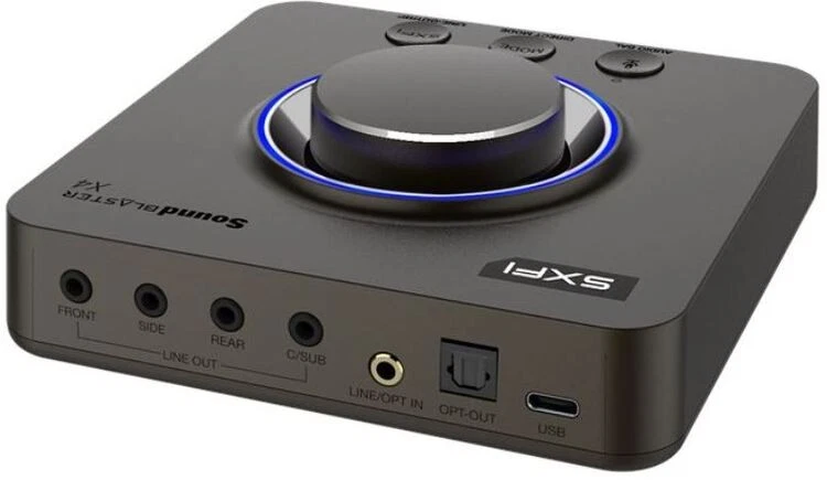 Creative Sound Blaster X4 Hi-Res 7.1 USB Sound Card 70SB181500000 - image 2 of 2