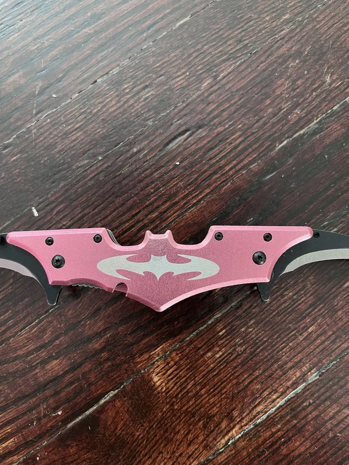 Pink Batman Double Bladed Knife - Image 2 of 3