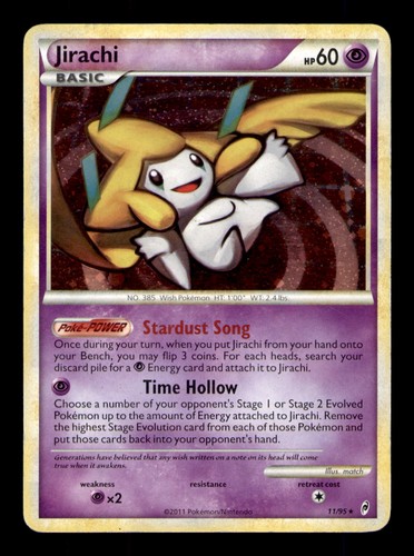 Jirachi 11/95 Cosmos Holo R Call of Legends Pokemon HP
