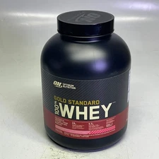 OPTIMUM NUTRITION 100% Whey Protein Powder Delicious Strawberry 4.98 lbs BB 01/2